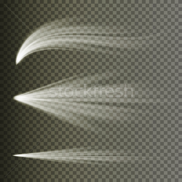 Light Effect Vector. Rays Burst Light. Isolated On Transparent Background. Vector Illustration Stock photo © pikepicture