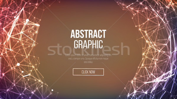 Technological Sense Abstract Illustration. Technological Sense Abstract Illustration. Vector Points  Stock photo © pikepicture