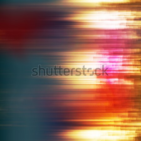 Glitch Background Vector. Digital Signal Error.Dark Glitch Background. Stock photo © pikepicture