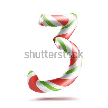 Carta vetor 3D realista doce Foto stock © pikepicture