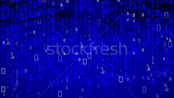 Läuft Zahlen abstrakten Cyberspace Verschlüsselung Stock foto © pikepicture