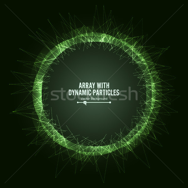 Vector dinamic particulele grafic Imagine de stoc © pikepicture