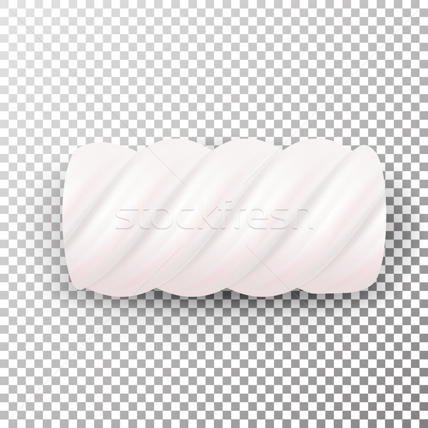 Realistic Marshmallows Candy Vector. Sweet Twist Illustration Isolated On White Background. Chewy Ca Stock photo © pikepicture