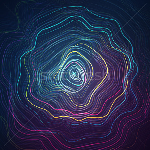 Moire Abstract Texture Vector. Stock photo © pikepicture