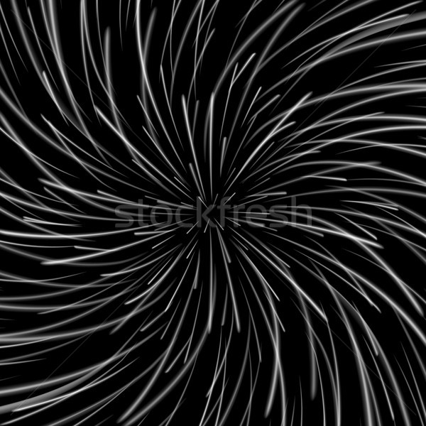 Space Vortex Vector. Abstract Background With Star Warp, Stars Burst Or Hyperspace. Stock photo © pikepicture