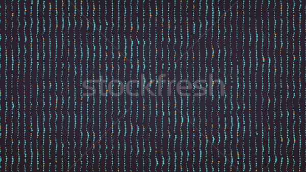 Composed Of Particles. Abstract Graphic Design. Modern Sense Of Science And Technology Background. V Stock photo © pikepicture