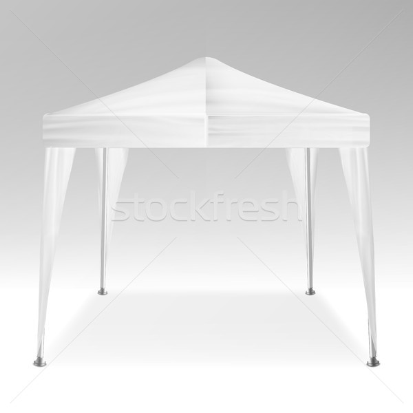 Promotional Tent Vector. Advertising Outdoor Event Trade Show Pop-Up Tent Mobile Advertising Marquee Stock photo © pikepicture
