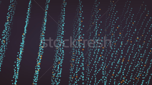 Teilchen abstrakten Grafik-Design modernen Sinn Wissenschaft Stock foto © pikepicture