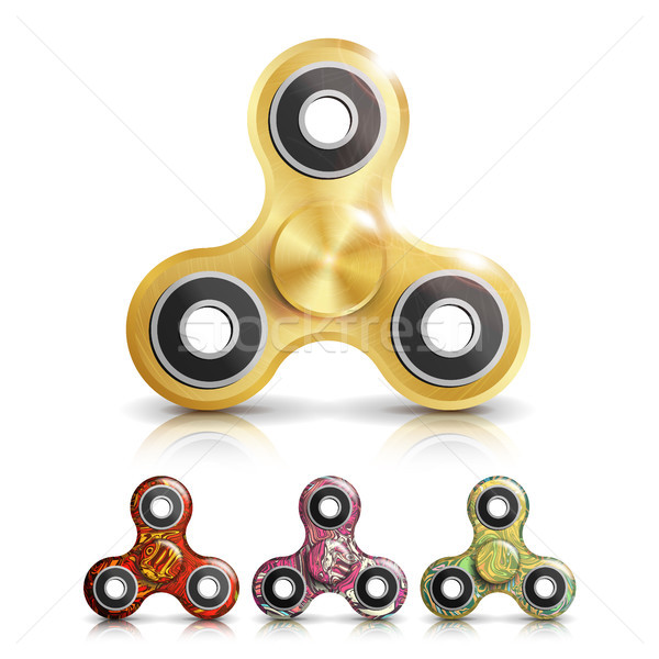 Spinner Toy Set Vector Stock photo © pikepicture