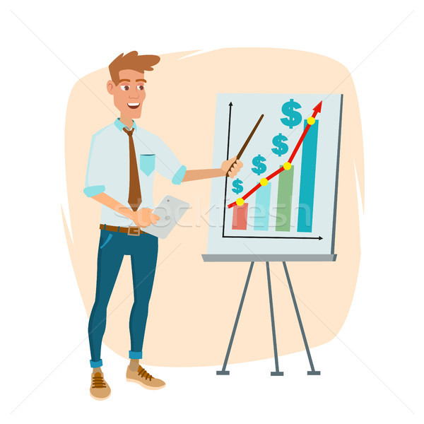 Crowdfunding, Start Up Vector. Professional Creative People. Successful Financial Start Up Strategy  Stock photo © pikepicture