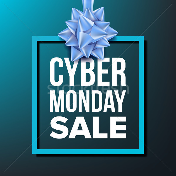 Cyber Monday Sale Banner Vector. November Cyber Monday Sale Poster. Marketing Advertising Design Ill Stock photo © pikepicture