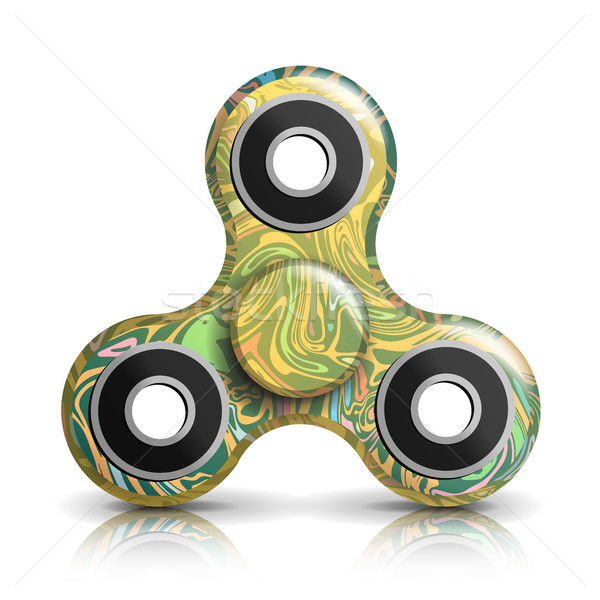 Fidget Hand Spinner Toy Vector Stock photo © pikepicture