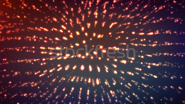 Abstract techno ontwerp moderne technologie deeltjes Stockfoto © pikepicture