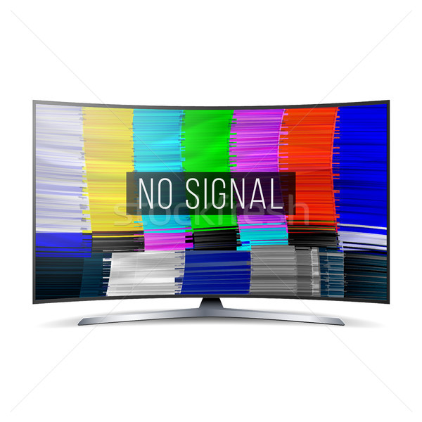 Test renk ekran dijital sinyal Stok fotoğraf © pikepicture