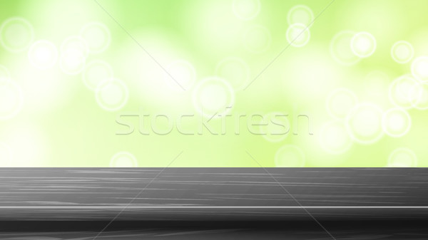 Wood Table Top Vector Green Bokeh Background Bokeh Background With Vintage Filter Good For Displa Vector Illustration C Pikepicture 8481726 Stockfresh