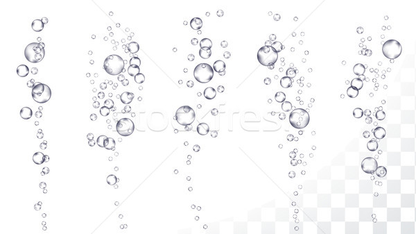 Vízalatti buborékok vektor levegő folyam tenger Stock fotó © pikepicture