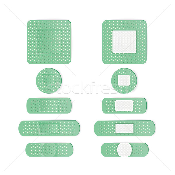 Médicaux vecteur bandage différent forme [[stock_photo]] © pikepicture