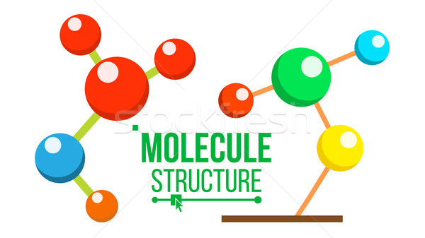 Molecule Structure Icon Vector. Dna Symbol. Medicine, Science, Chemistry, Innovative Biotechnology.  Stock photo © pikepicture