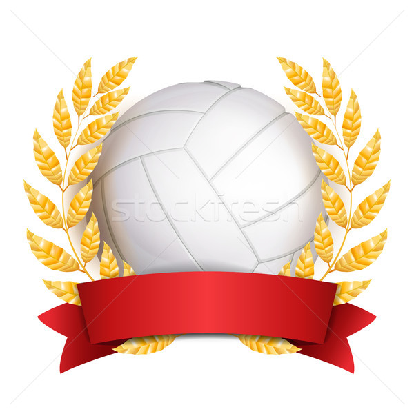 Volleybal gunning vector sport banner witte Stockfoto © pikepicture