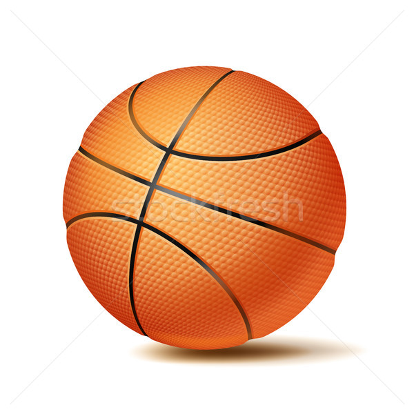 Basketbal bal vector sport spel fitness Stockfoto © pikepicture