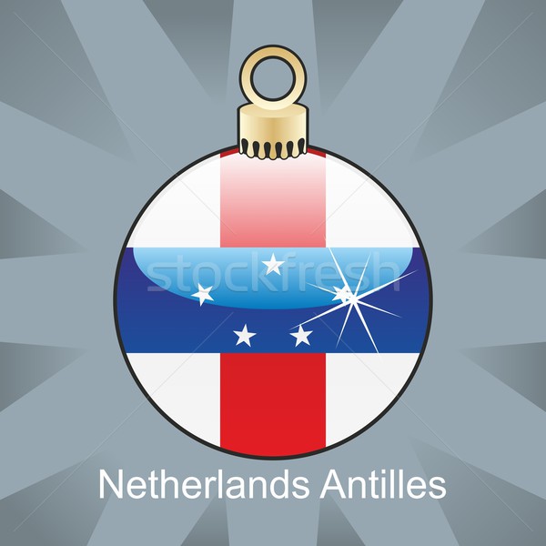 Isolado Holanda bandeira natal bulbo forma Foto stock © PilgrimArtworks