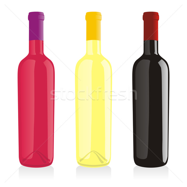 classic shape wine bottles Stock photo © PilgrimArtworks