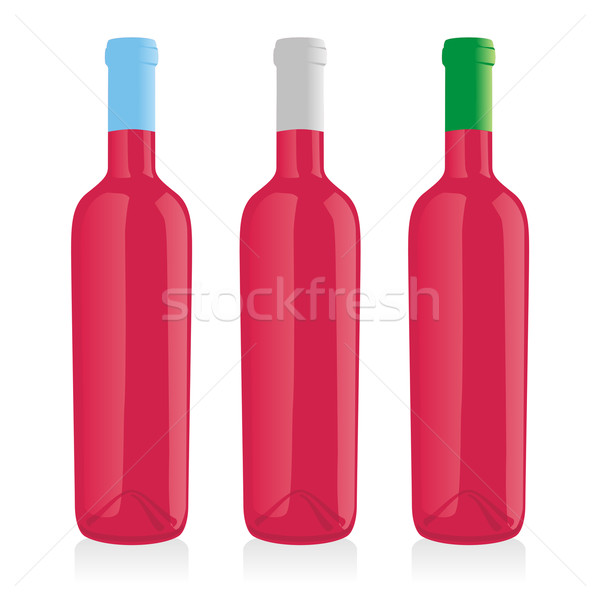 classic shape wine bottles Stock photo © PilgrimArtworks