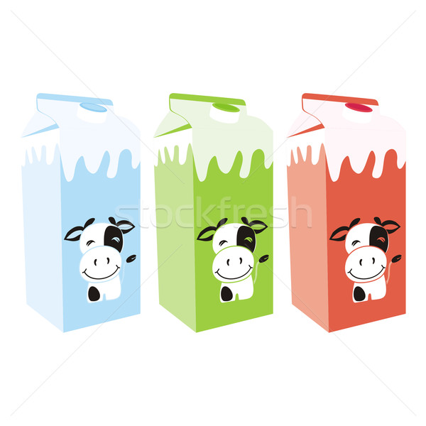 isolated milk carton box Stock photo © PilgrimArtworks