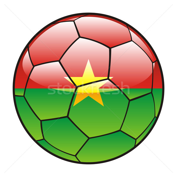 Burkina bandeira futebol esportes futebol Foto stock © PilgrimArtworks