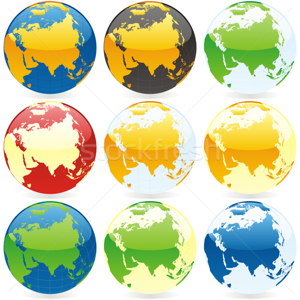 colored globes Stock photo © PilgrimArtworks