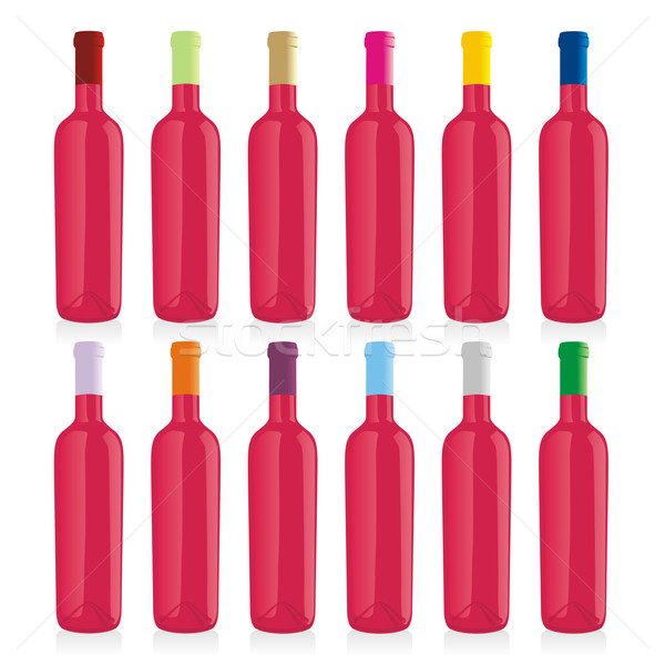 classic shape wine bottles Stock photo © PilgrimArtworks