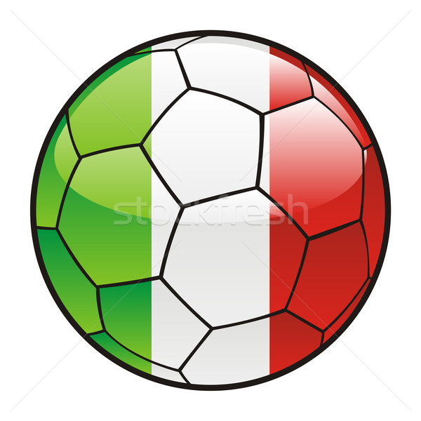 Italia bandiera soccer ball calcio sport calcio Foto d'archivio © PilgrimArtworks