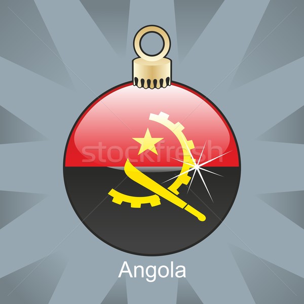 Angola pavillon Noël ampoule forme [[stock_photo]] © PilgrimArtworks