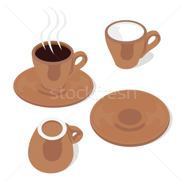 [[stock_photo]]: Espresso · isolé · café · tasse