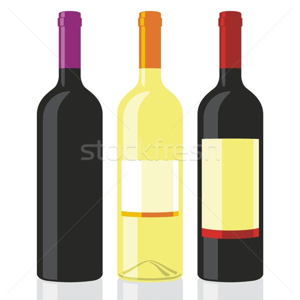 classic shape wine bottles Stock photo © PilgrimArtworks