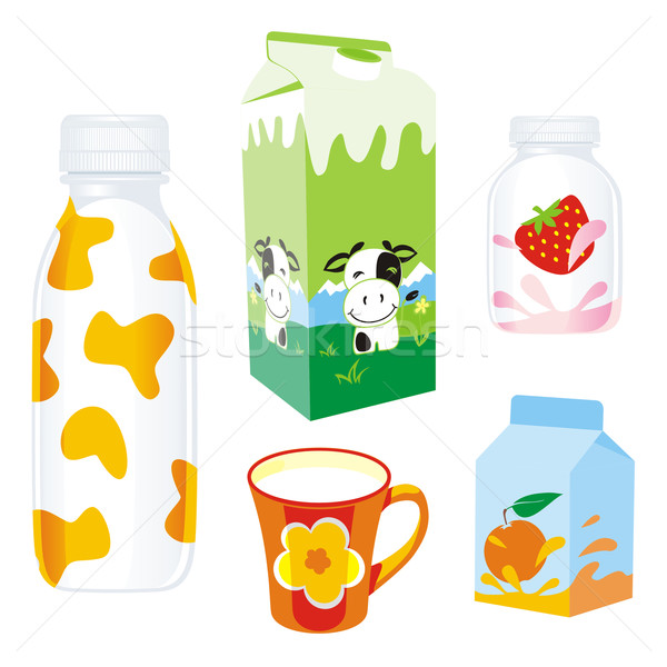 isolated dairy products Stock photo © PilgrimArtworks