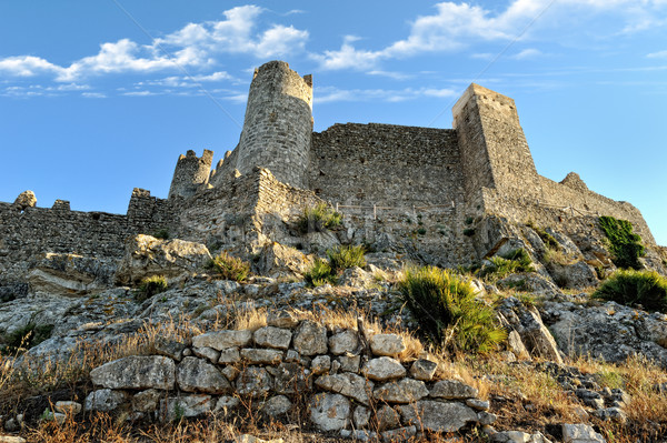 Stok fotoğraf: Alt · görmek · eski · kale · dağlar · gökyüzü