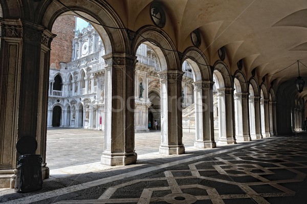 Stock photo: Passage in the Doge's Palace,