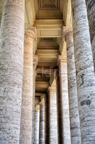 Sufit katedry Rzym Włochy odkryty Zdjęcia stock © Pilgrimego