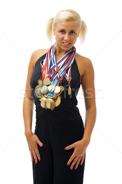 awarded athlete with their medals. Stock photo © Pilgrimego