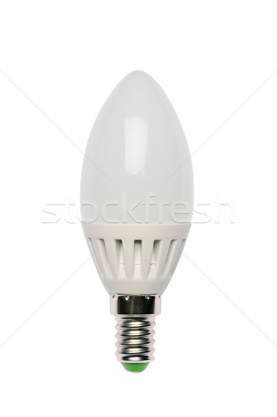 Foto stock: Energía · ahorro · bombilla · diodo · aislado · objeto