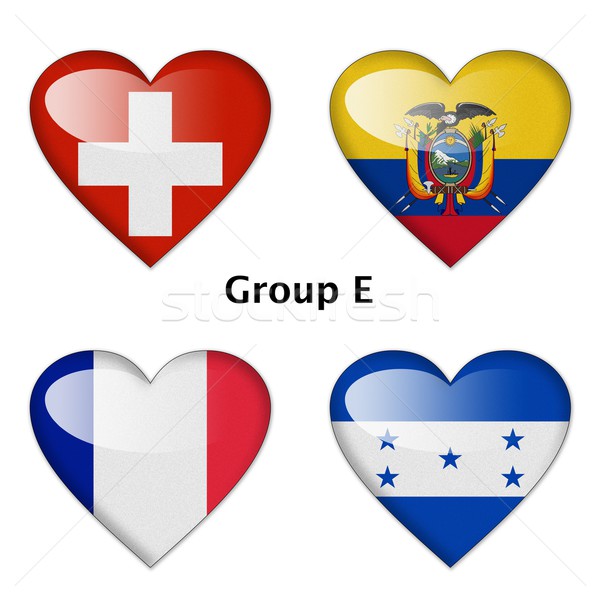 Grup Elvetia Ecuador Franta Honduras final Imagine de stoc © pinkblue