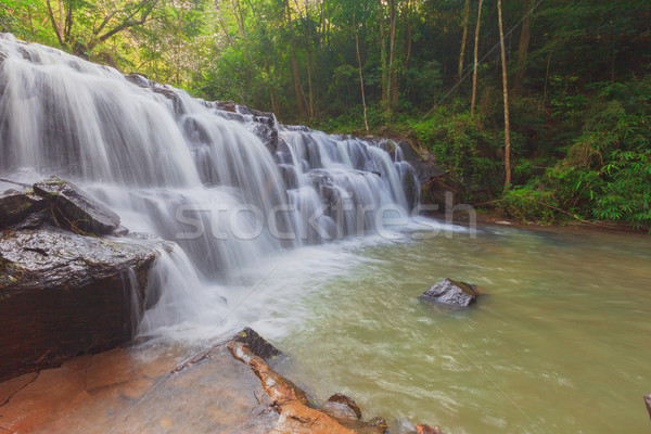 Waterfall in Namtok Samlan National Park, Saraburi, Thailand Stock photo © pinkblue