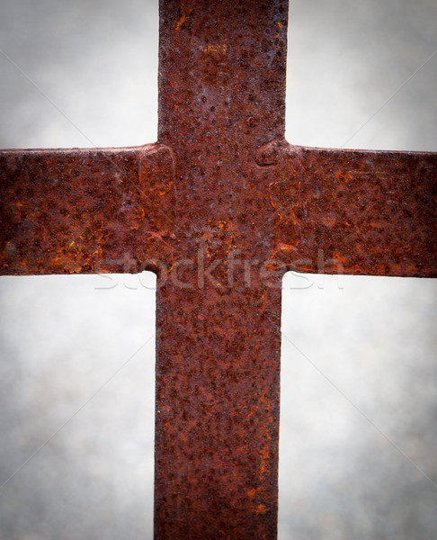 rusty metal cross Stock photo © pinkblue