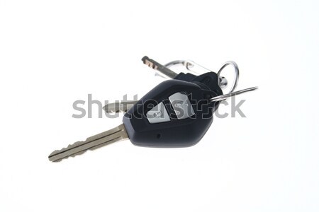 Izolat cheile de la masina alb maşină tehnologie securitate Imagine de stoc © pinkblue