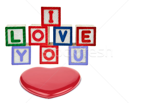 I Love You Stock photo © pinkblue