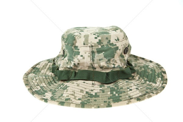 Military camouflage hat ACU Stock photo © pinkblue