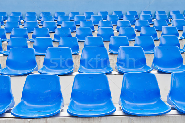 Plástico azul estadio Tailandia textura deporte Foto stock © pinkblue