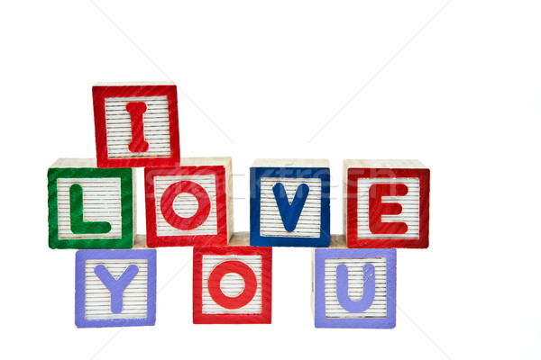 I Love You Stock photo © pinkblue