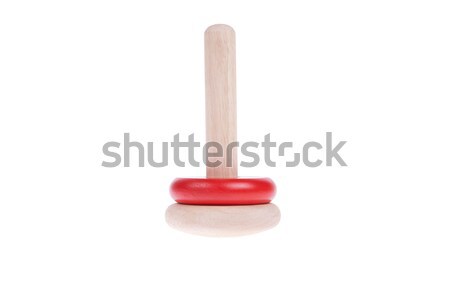 Farbenreich Holzspielzeug isoliert weiß Baby Holz Stock foto © pinkblue
